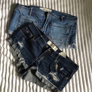 Hollister & Abercrombie shorts bundle